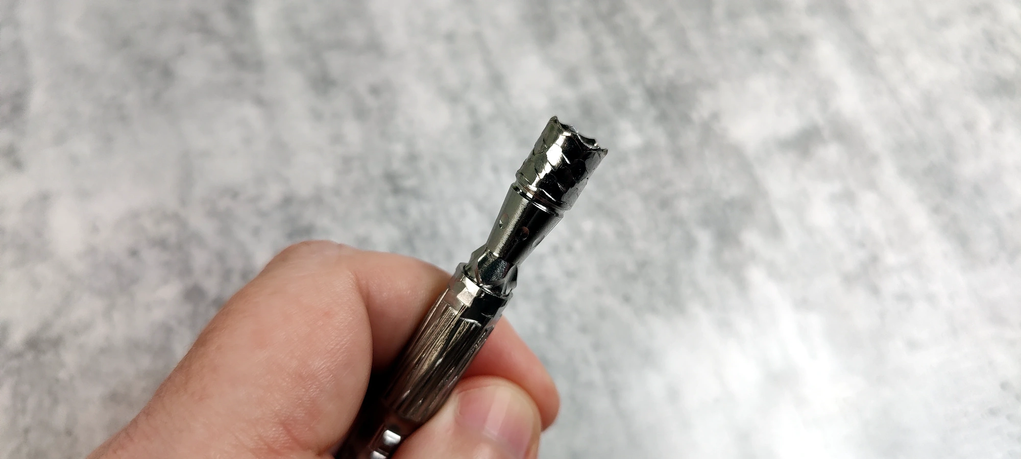 Dynavap M+ with tip visible