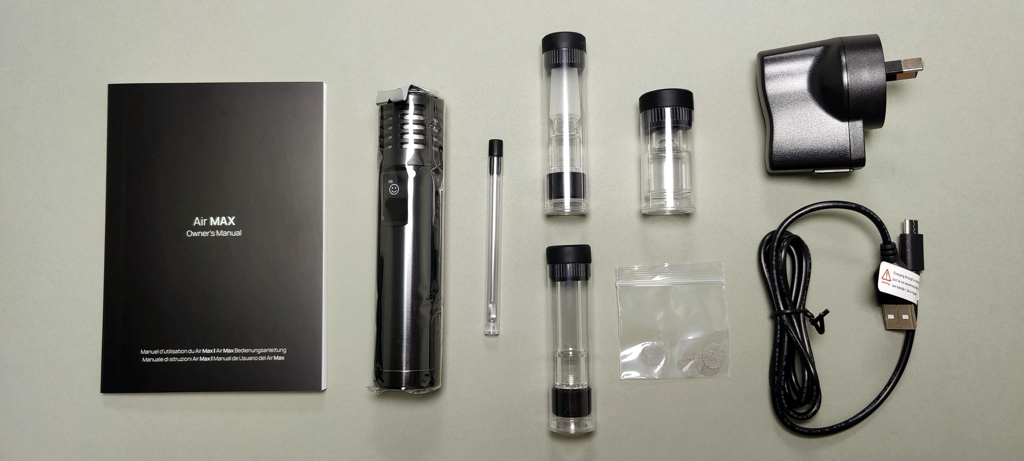 Arizer Air Max Package Contents