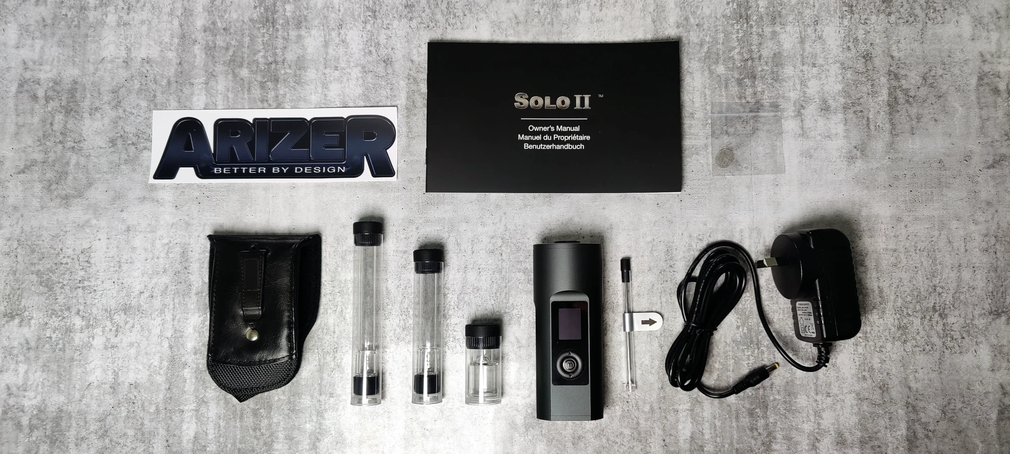 Arizer Solo II package contents