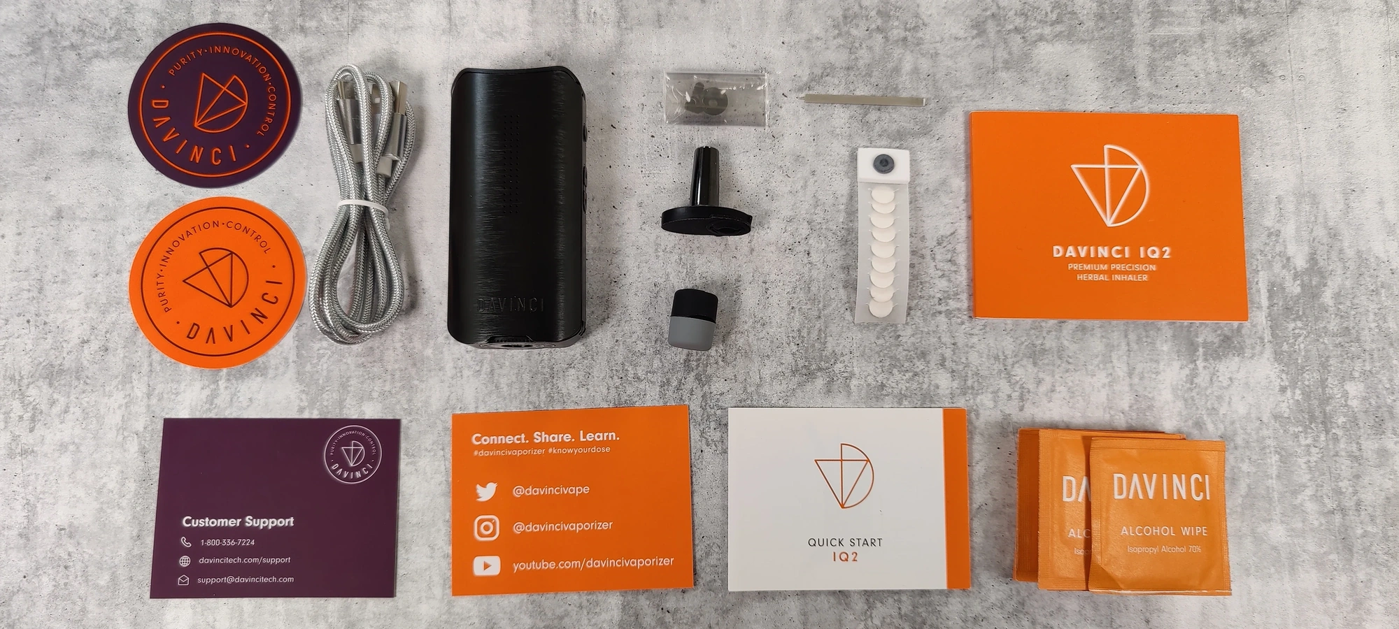 DaVinci IQ2 full package contents