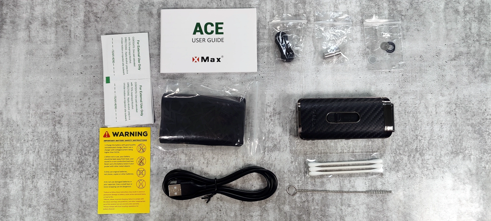 XMAX Ace Package Contents