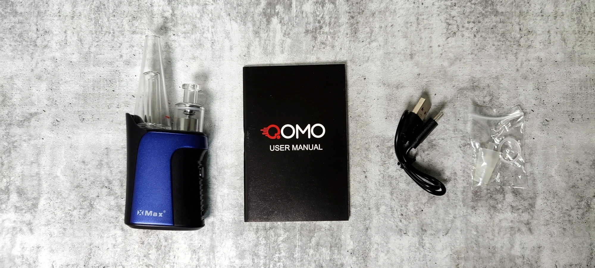 XMAX QOMO package contents