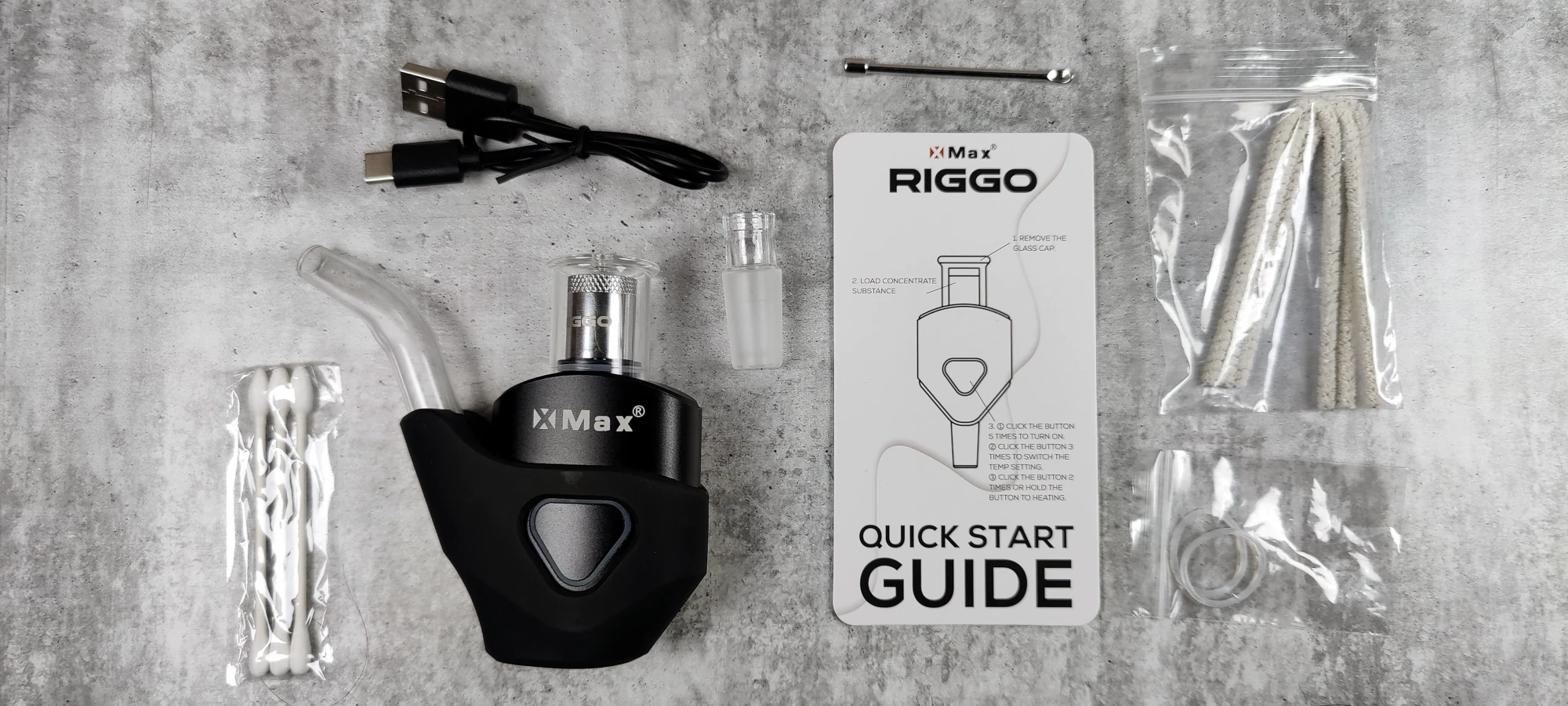 XMAX Riggo package contents